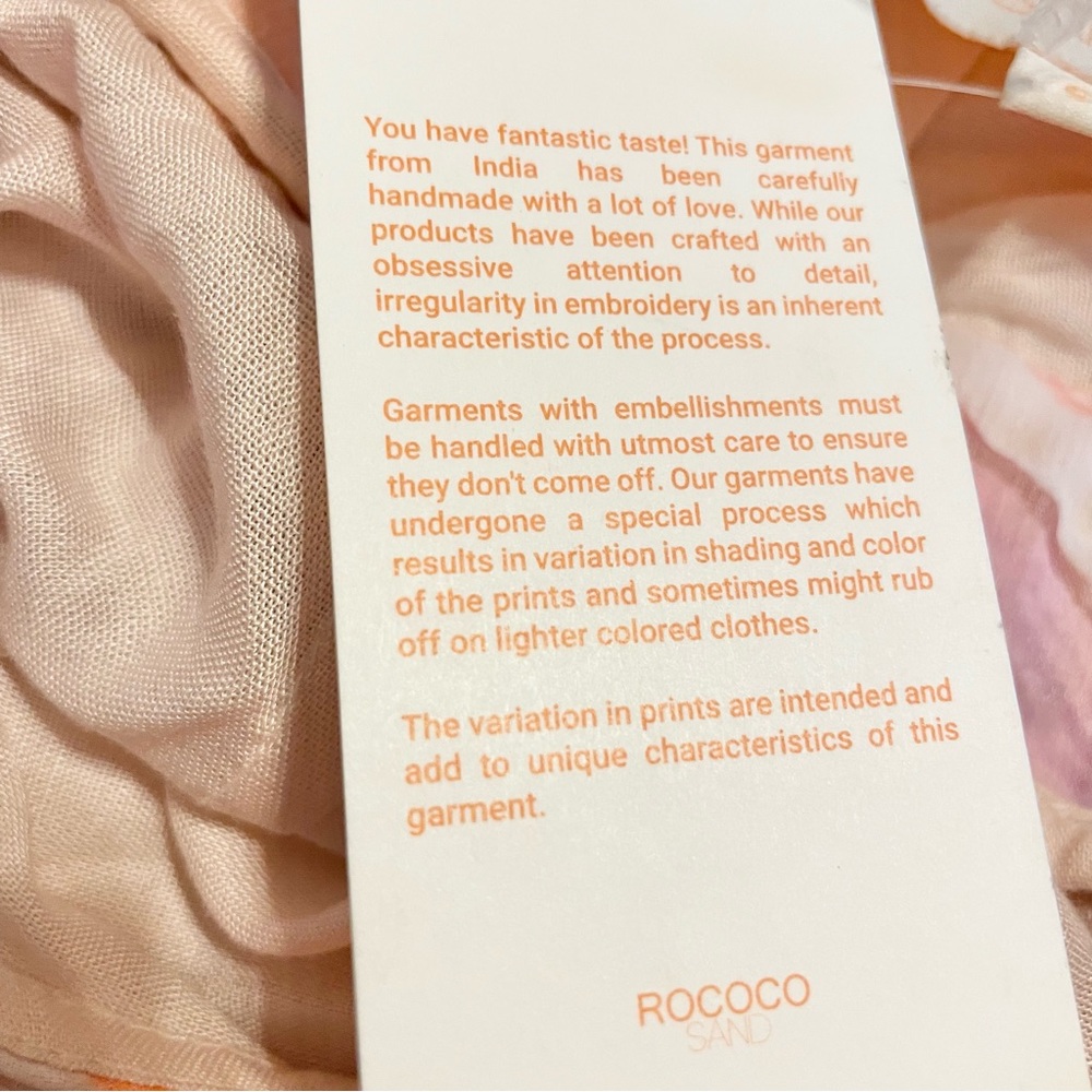 Rococo Sand Eira Marble Print Pleated Maxi Dress S NWT - Picture 16 of 16